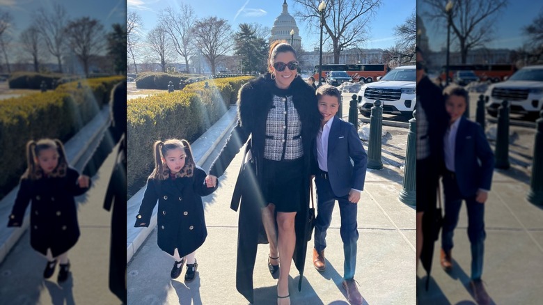 Rachel Campos-Duffy's mob wife Supreme Court look